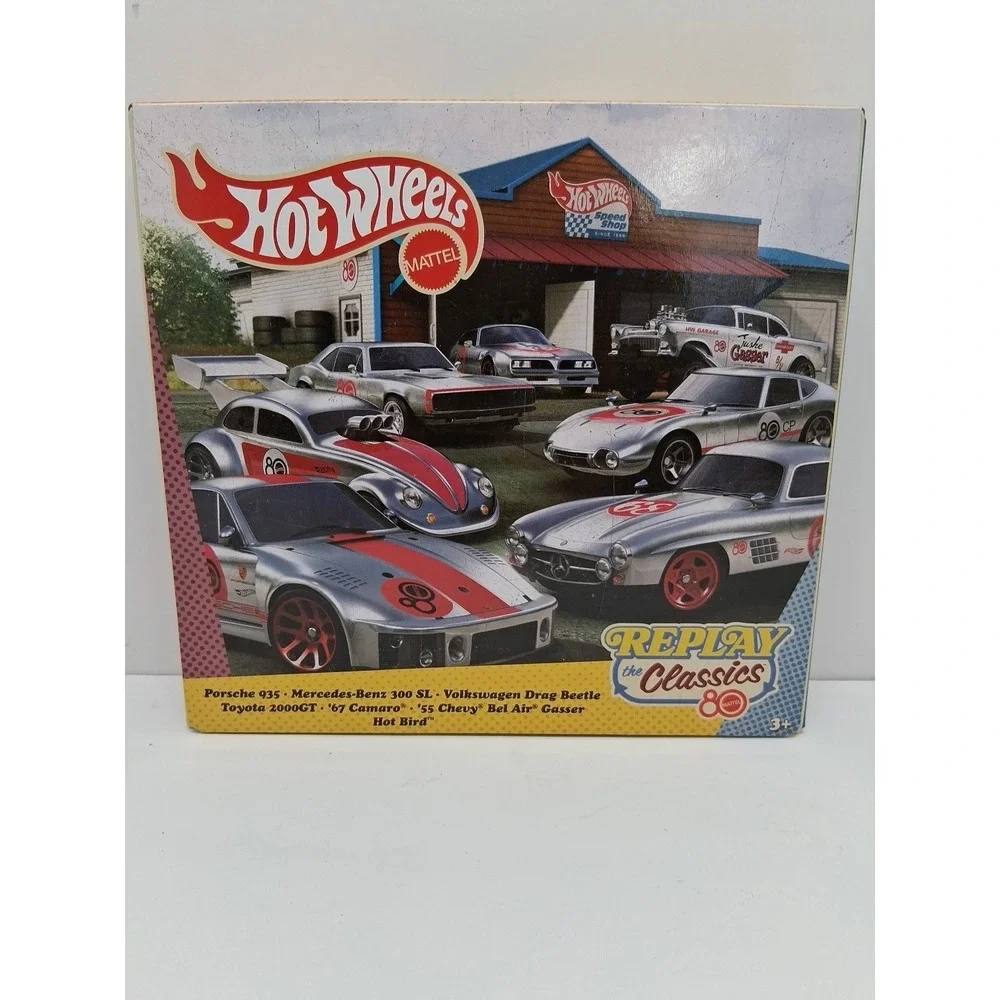 Hot Wheels Mattel 80th Anniversary Replay the Classics Zamac 7-Pack/55 Gasser